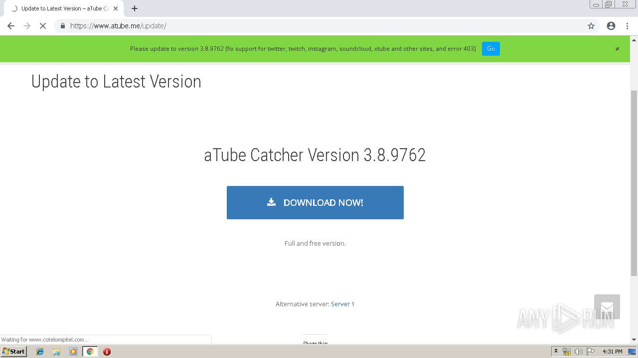 Malware analysis http://ytc.dsnetwb.com No threats detected | ANY.RUN -  Malware Sandbox Online