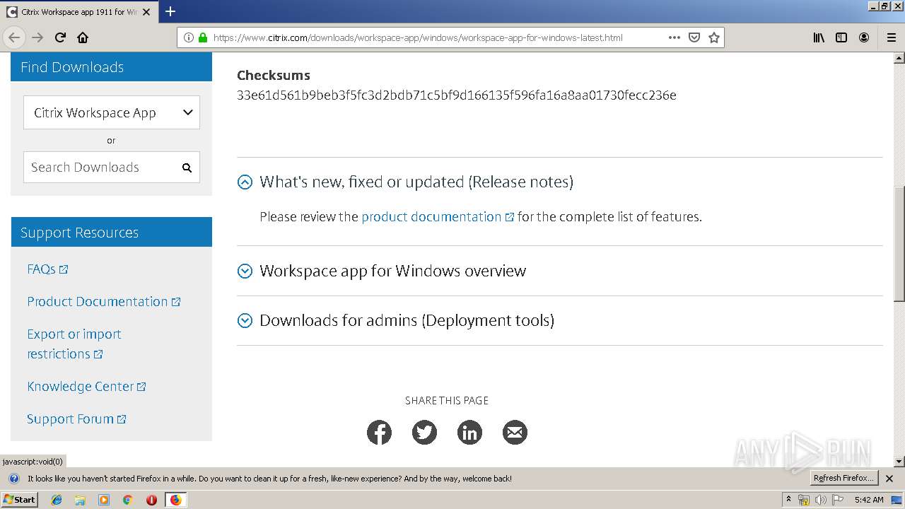 Latest citrix workspace download pc