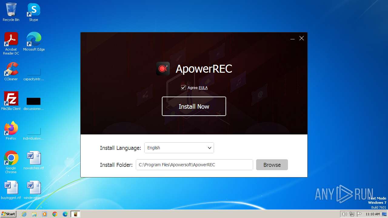 apowerrec コレクション windows 評価パック