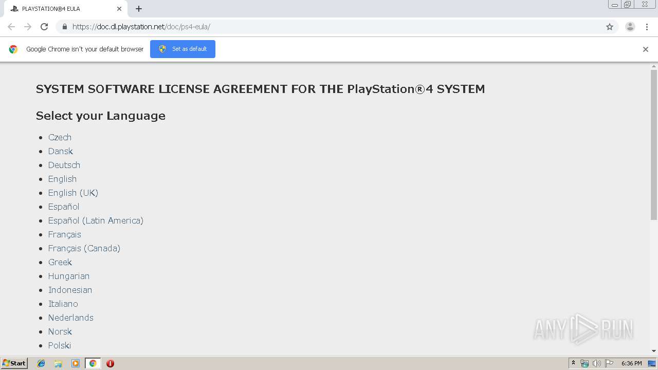 Doc Dl Playstation Net Doc Ps4 Eula Any Run Free Malware Sandbox Online