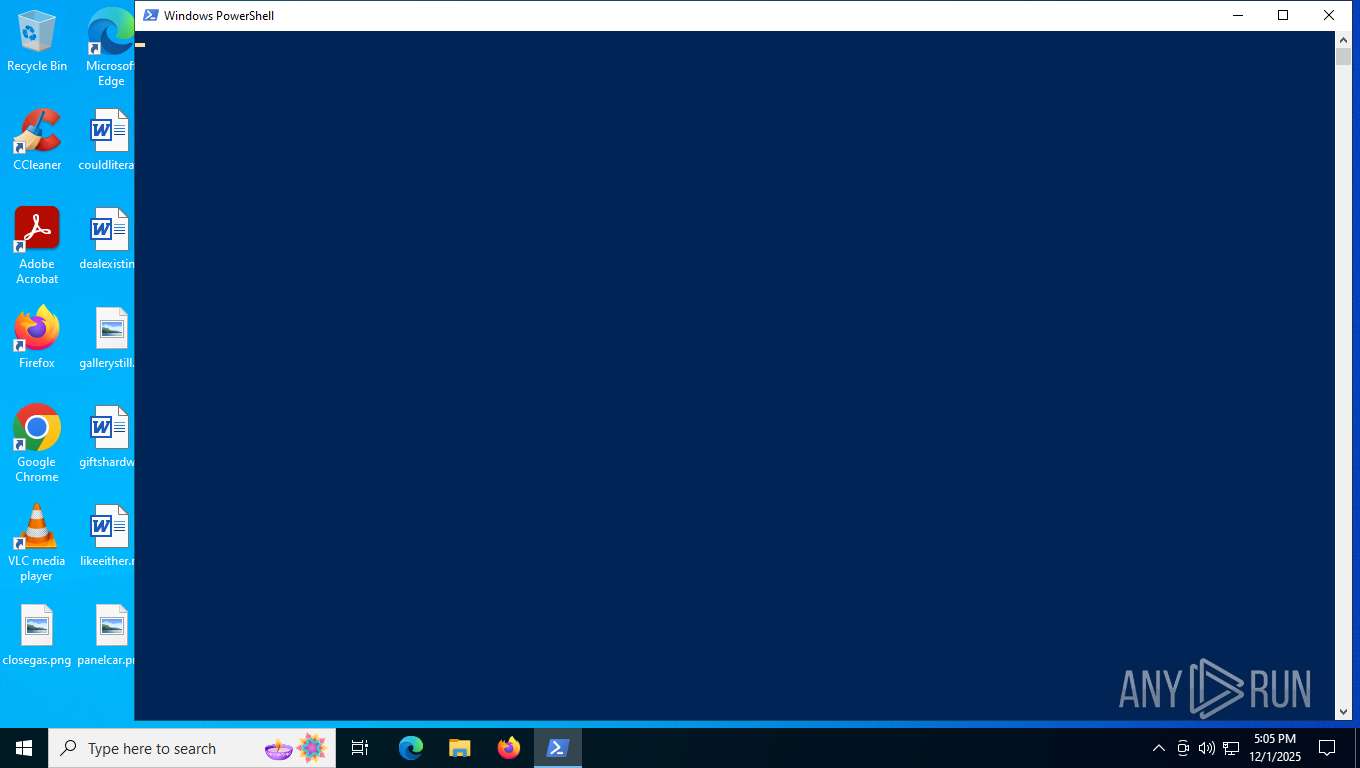 Malware analysis decryptedpowershell.ps1 Malicious activity | ANY.RUN ...
