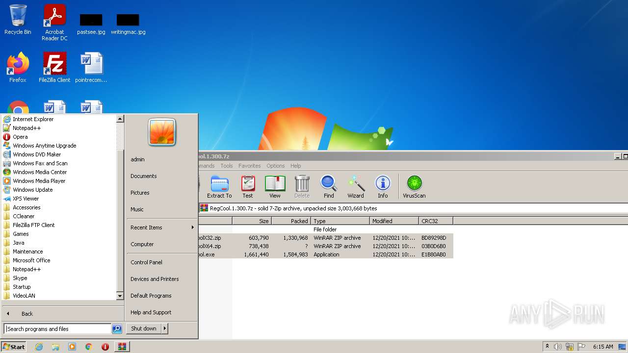 download the last version for windows RegCool 1.347