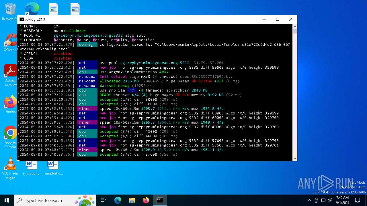 Malware analysis c81e728d9d4c2f636f067f89cc14862c.zip Malicious activity |  ANY.RUN - Malware Sandbox Online