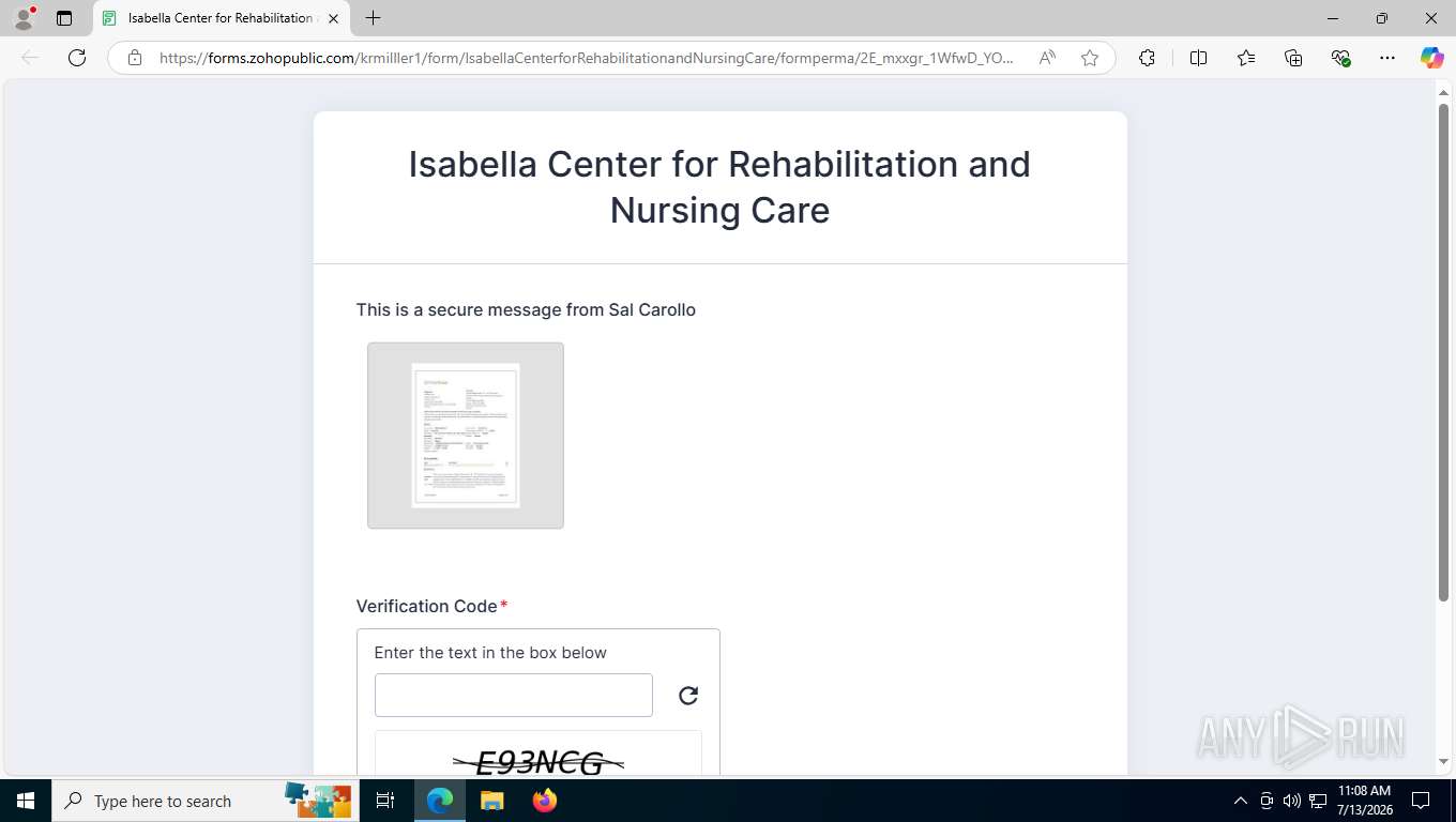 Analysis https://nam11.safelinks.protection.outlook.com/?url=https%3A ...