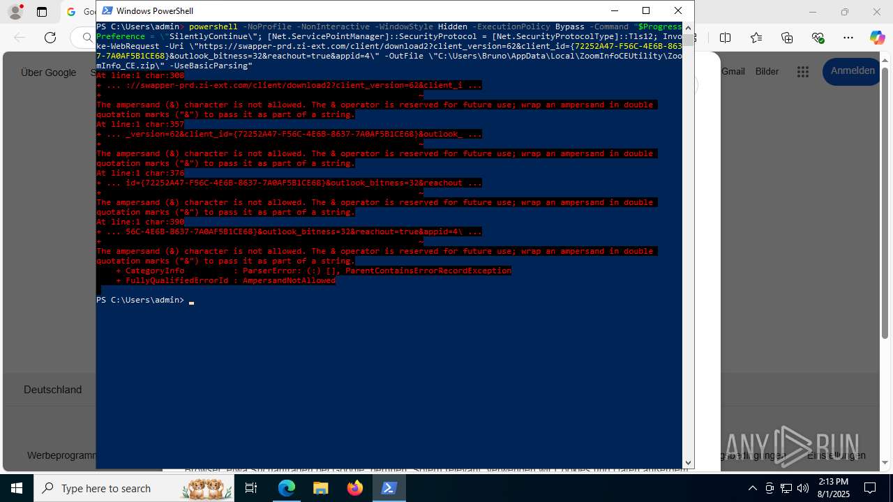 Malware analysis google.com Malicious activity | ANY.RUN - Malware ...