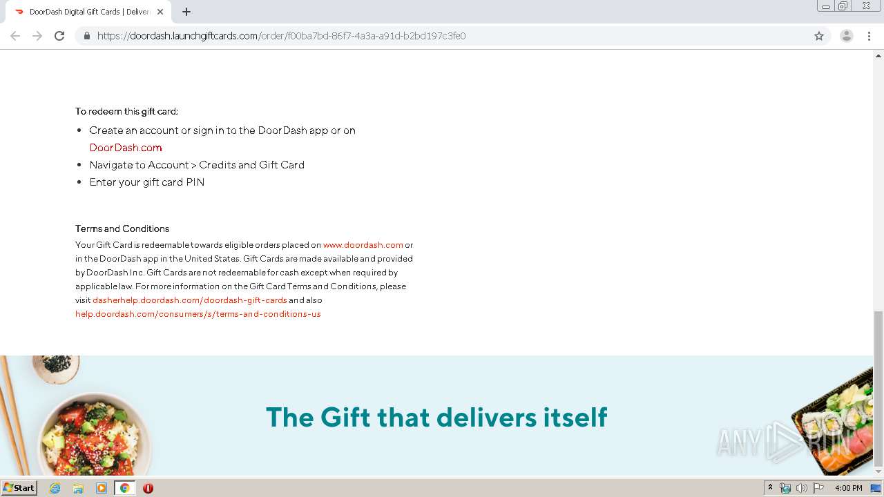 Https Doordash Launchgiftcards Com Order F00ba7bd 86f7 4a3a A91d