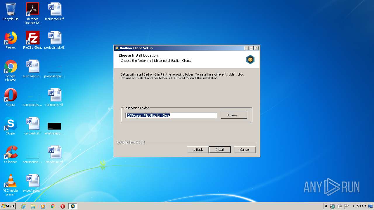 I got Badlion Client 3 working on Windows 7!