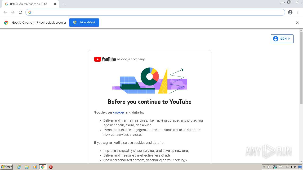 Malware analysis www.youtube.com Malicious activity | ANY.RUN -  Malware Sandbox Online