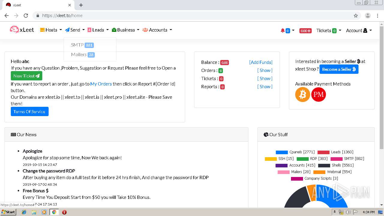 Identifying underlying framework\/template (xleet or 0din) : r\/Malware