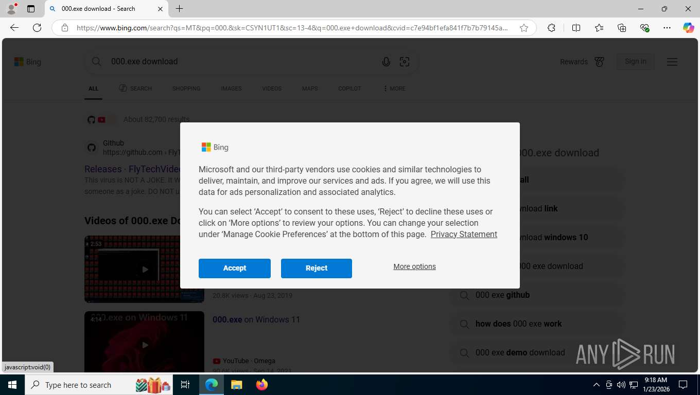 Fun Malware Malware analysis bunni.fun Malicious activity | ANY.RUN - Malware ...
