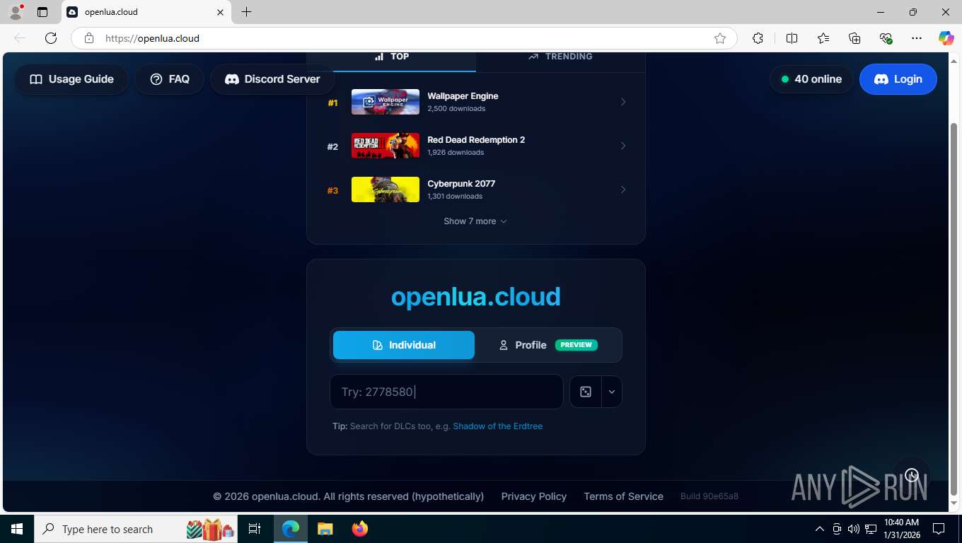 screenshot
