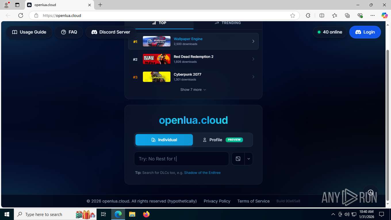 screenshot