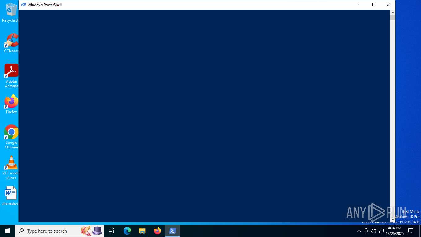 Malware analysis test.ps1 Malicious activity | ANY.RUN - Malware ...
