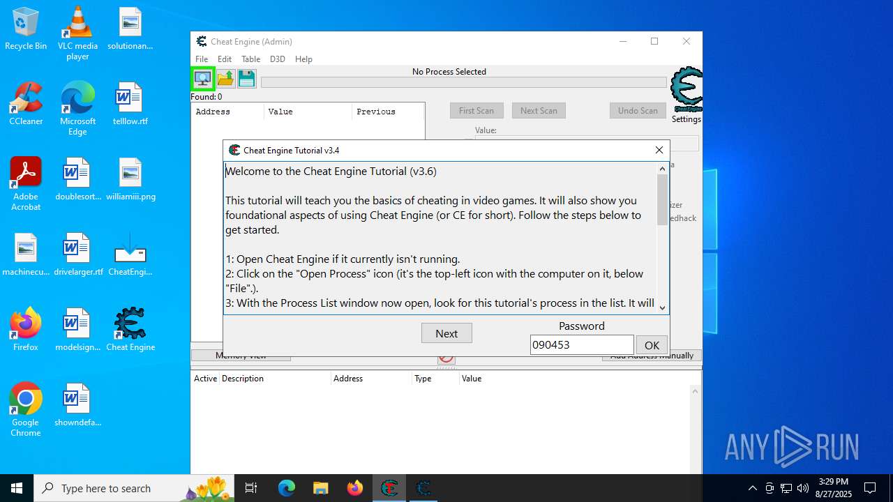 Malware analysis CheatEngine76.exe Malicious activity | ANY.RUN ...