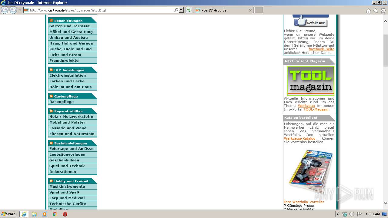Http Www Diy4you De Styles Images Listbul1 Gif Any Run Free Malware Sandbox Online