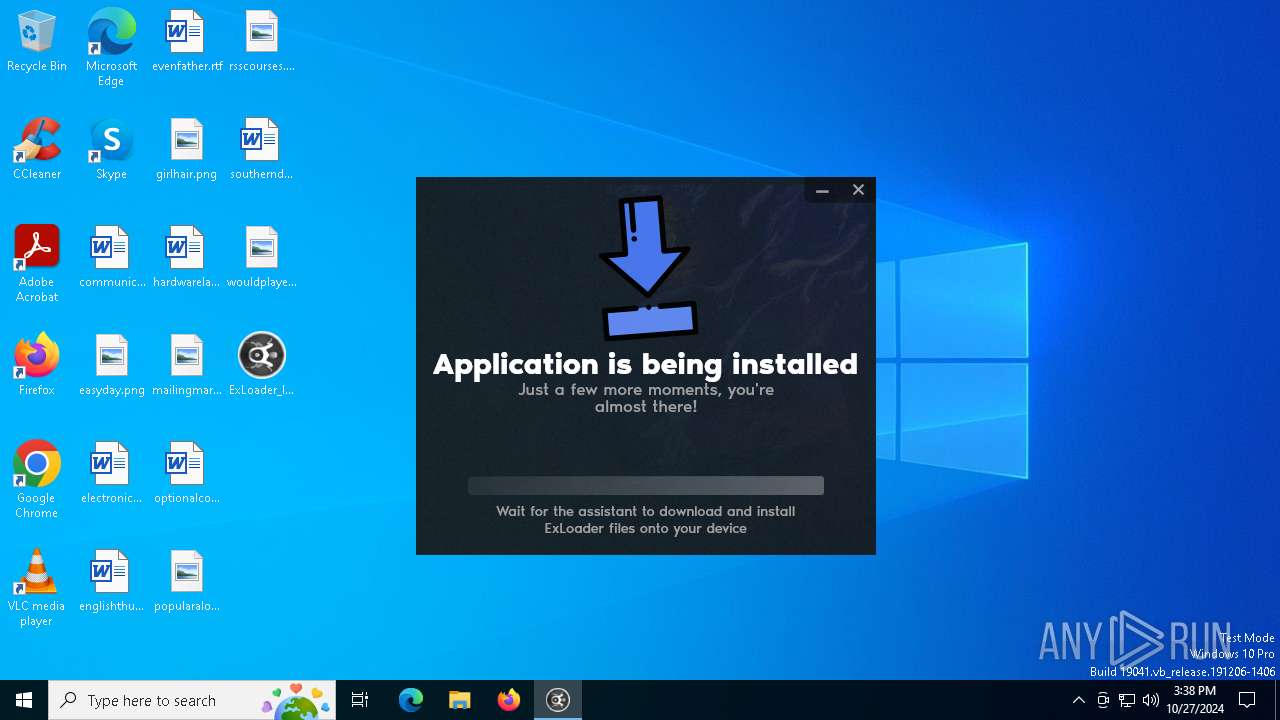 Malware analysis ExLoader_Installer.exe Malicious activity | ANY.RUN ...