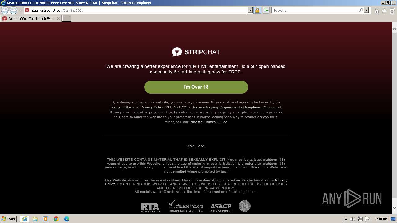 Malware analysis https stripchat Jasmina0001 Malicious