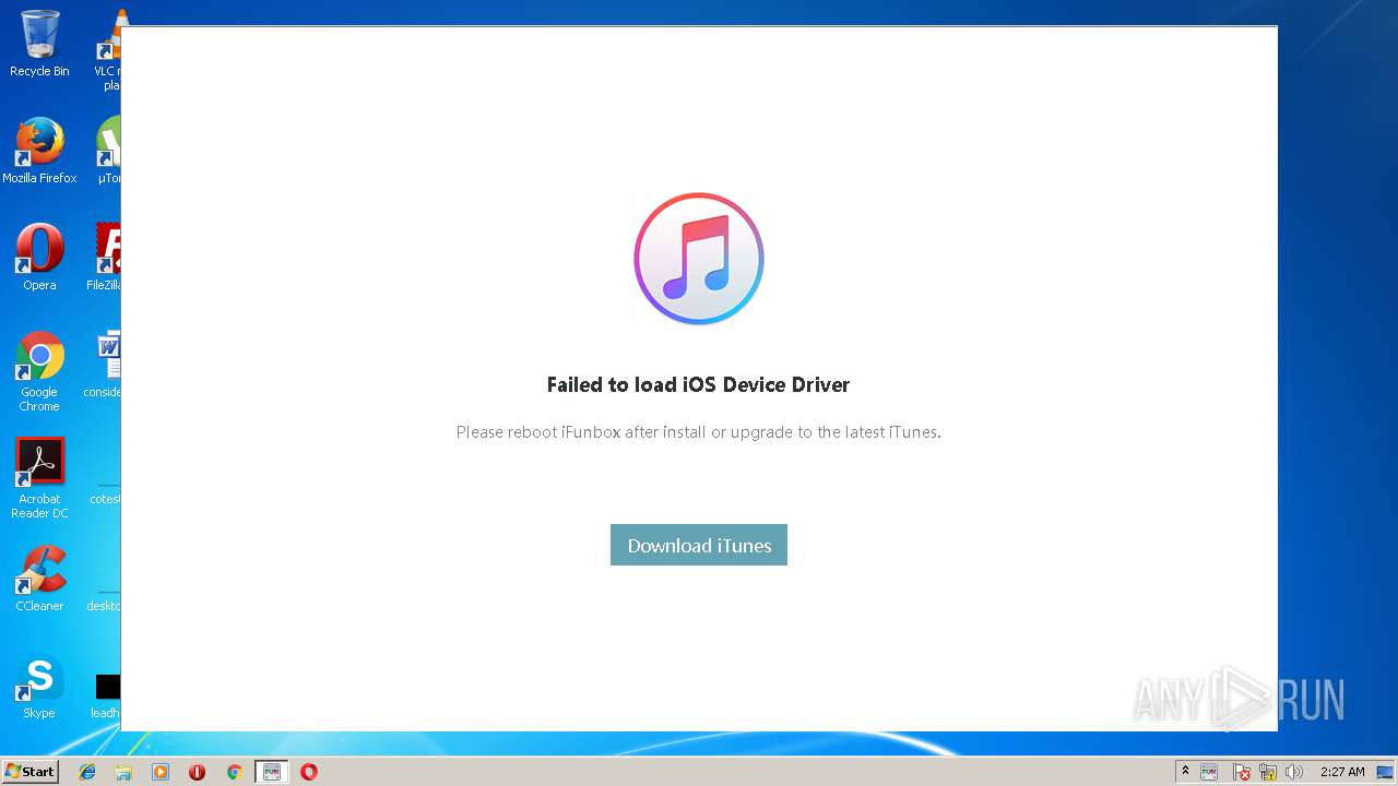 ifunbox failed to load ios device driver