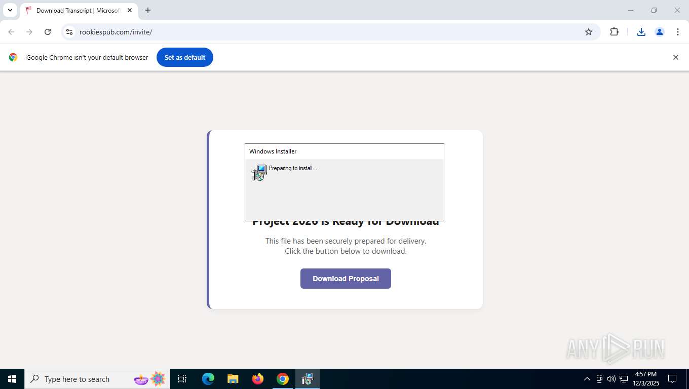 Malware analysis https://rookiespub.com/invite/ Malicious activity ...