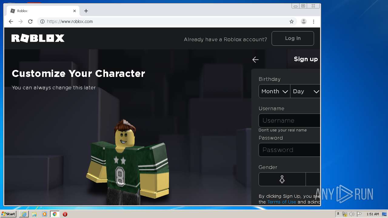 Https Www Roblox Com Install Setup Ashx Any Run Free Malware Sandbox Online - www.roblox.com login your character