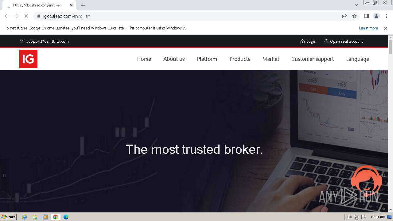 Malware analysis igloballead.com Malicious activity | ANY.RUN - Malware ...