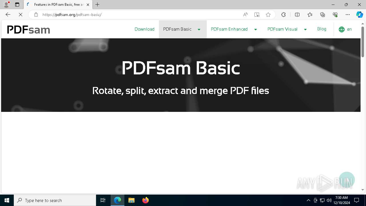 Malware analysis https://pdfsam.org/download-pdfsam-basic/ Malicious ...
