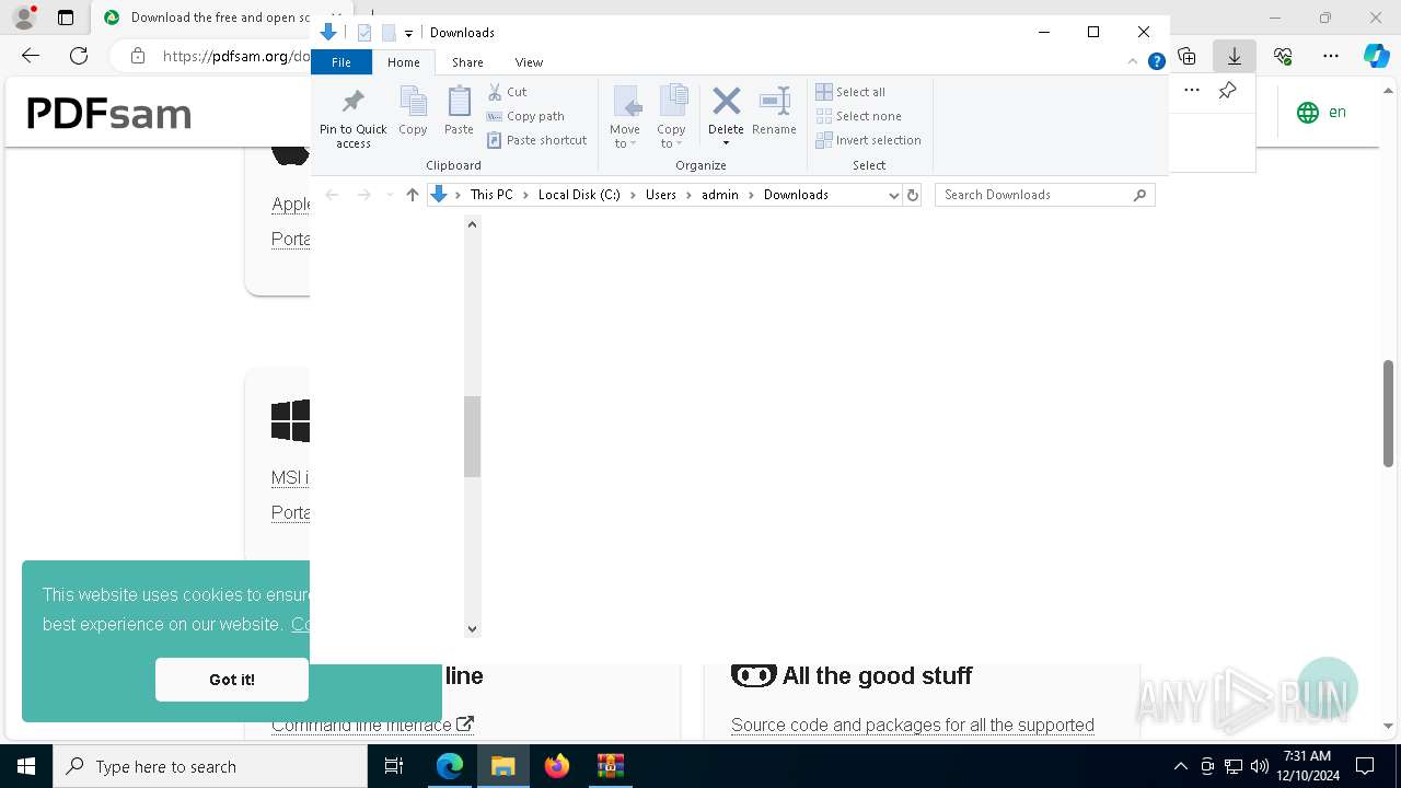 Install Pdf Sam Malware analysis https://pdfsam.org/download-pdfsam-basic/ Malicious ...