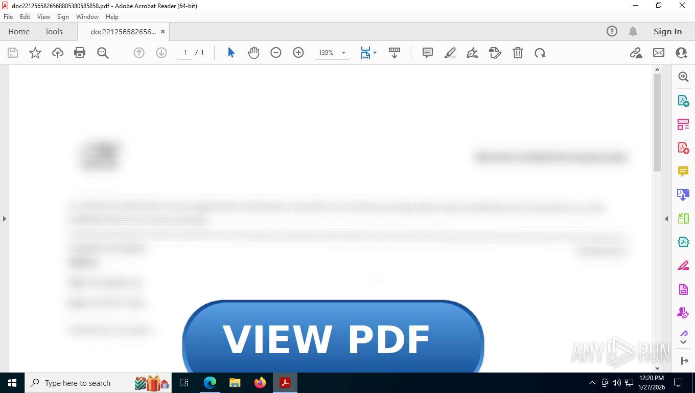 Malware analysis doc2212565826568805380585858.pdf Malicious activity ...