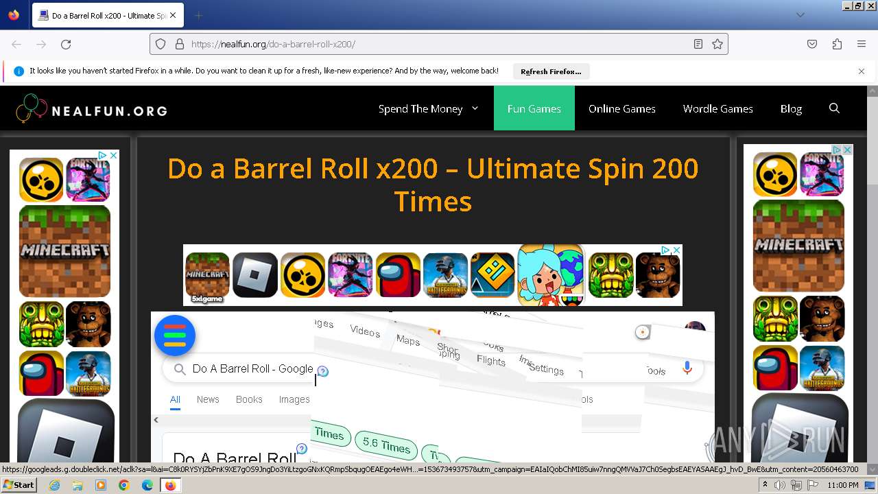 Do a Barrel Roll x200 - Ultimate Spin 200 Times