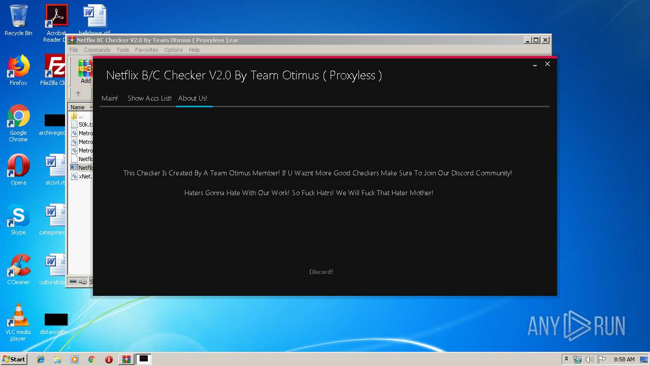 netflix checker coded by evg