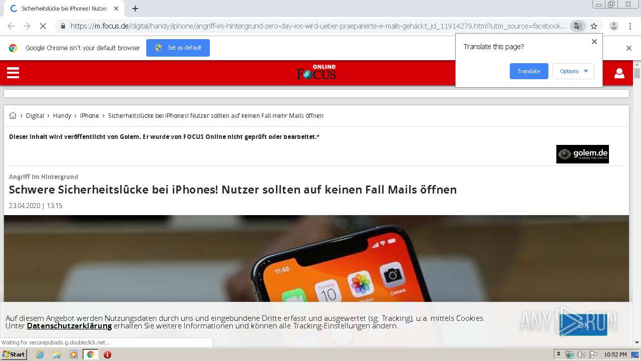 M Focus De Digital Handy Iphone Angriff Im Hintergrund Zero Day Ios Wird Ueber Praeparierte E Mails Gehackt Id Html Utm Source Facebook Utm Medium Social Utm Campaign Facebook Focus Online Eilmeldungen Fbc Facebook Focus Online