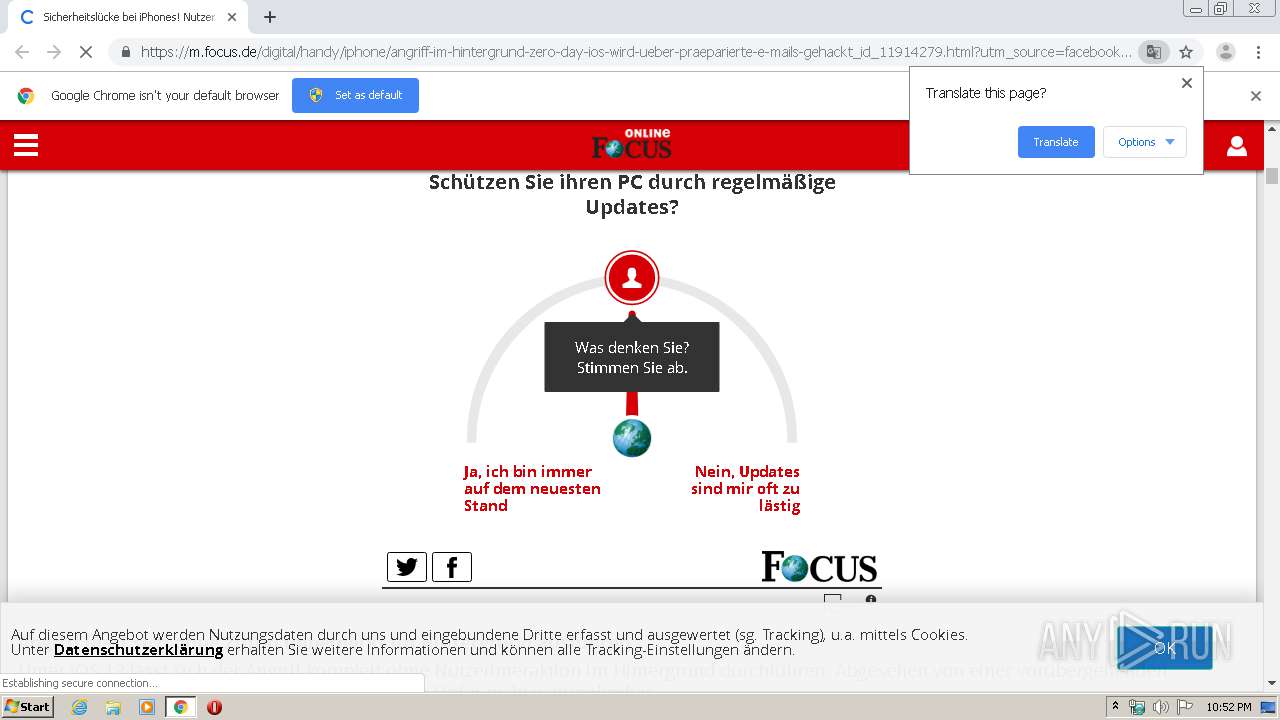 M Focus De Digital Handy Iphone Angriff Im Hintergrund Zero Day Ios Wird Ueber Praeparierte E Mails Gehackt Id Html Utm Source Facebook Utm Medium Social Utm Campaign Facebook Focus Online Eilmeldungen Fbc Facebook Focus Online