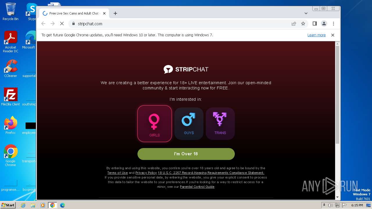 Malware analysis stripchat.com Malicious activity | ANY.RUN - Malware  Sandbox Online