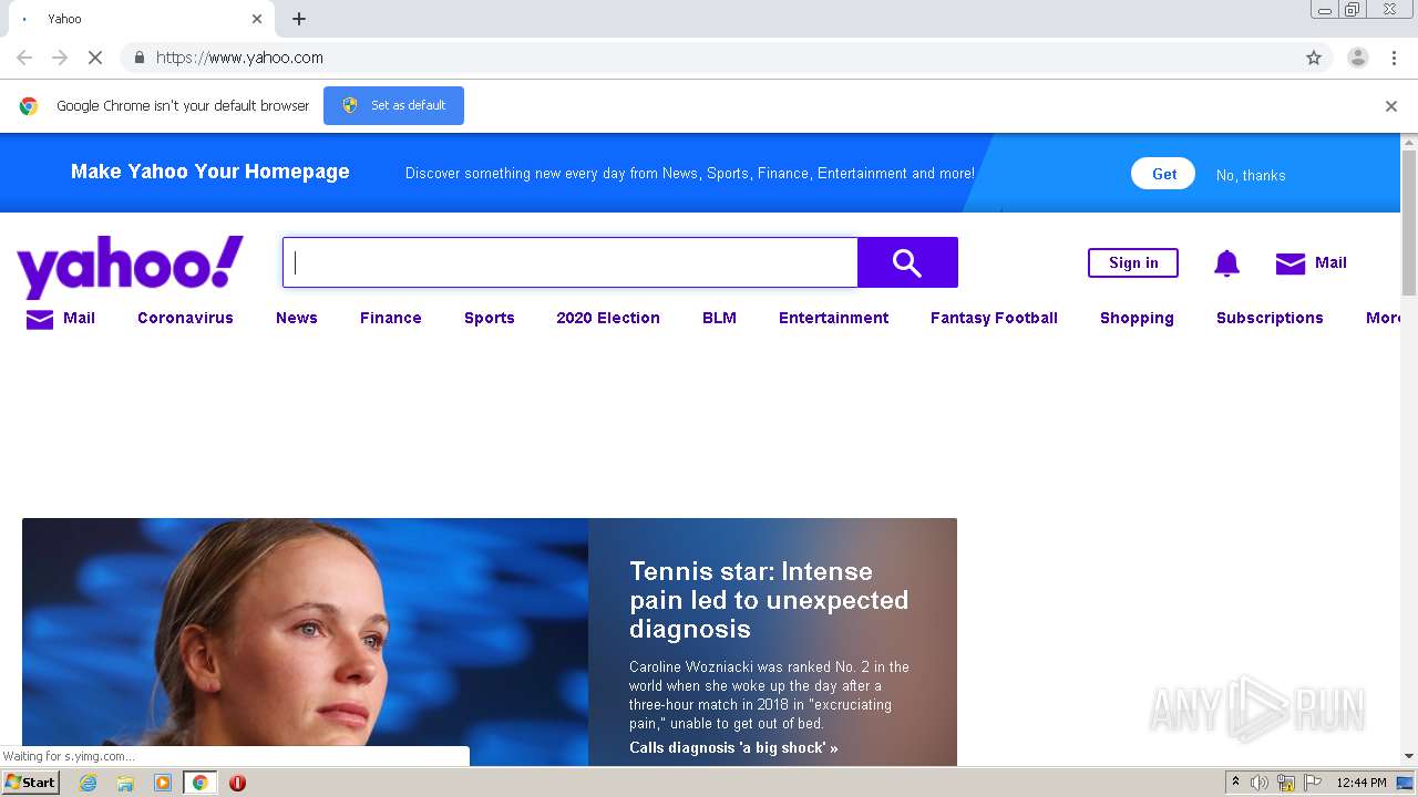 Malware analysis http://yahoo.com Malicious activity | ANY.RUN ...
