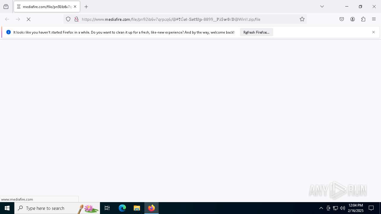 Malware analysis https://www.mediafire.com/file/pn92ib6v7qrpcq6/@#%E2 ...