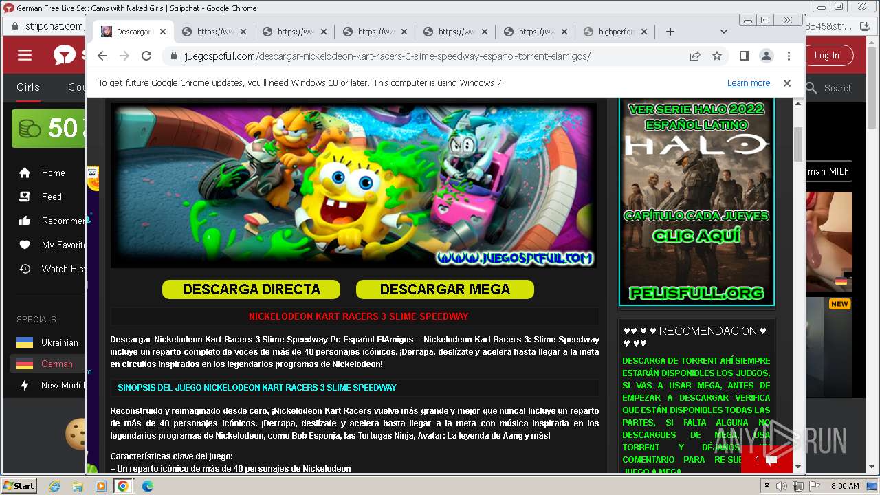 Malware analysis juegospcfull.com Malicious activity | ANY.RUN - Malware  Sandbox Online