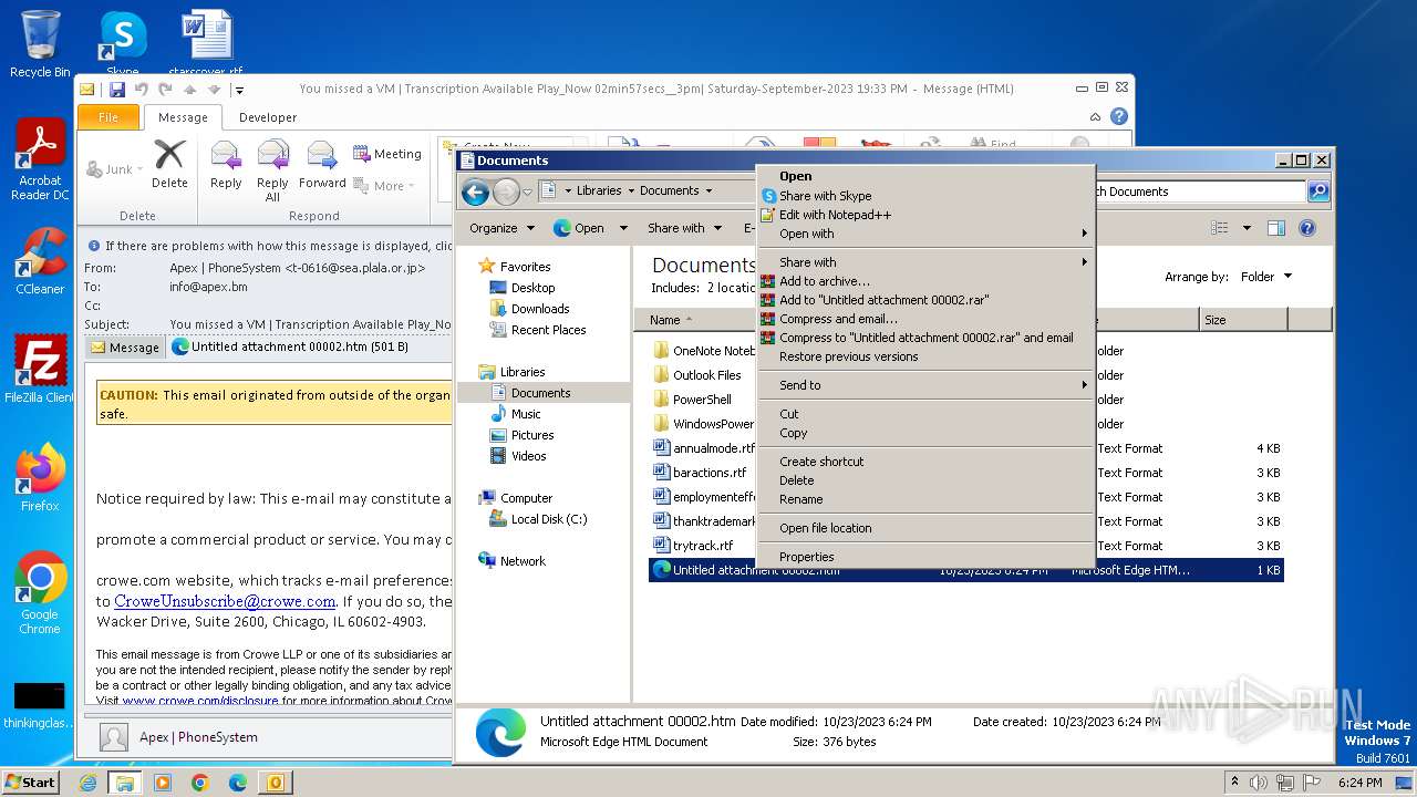 Malware analysis 169552283707.83188.10831683622460370935@sea