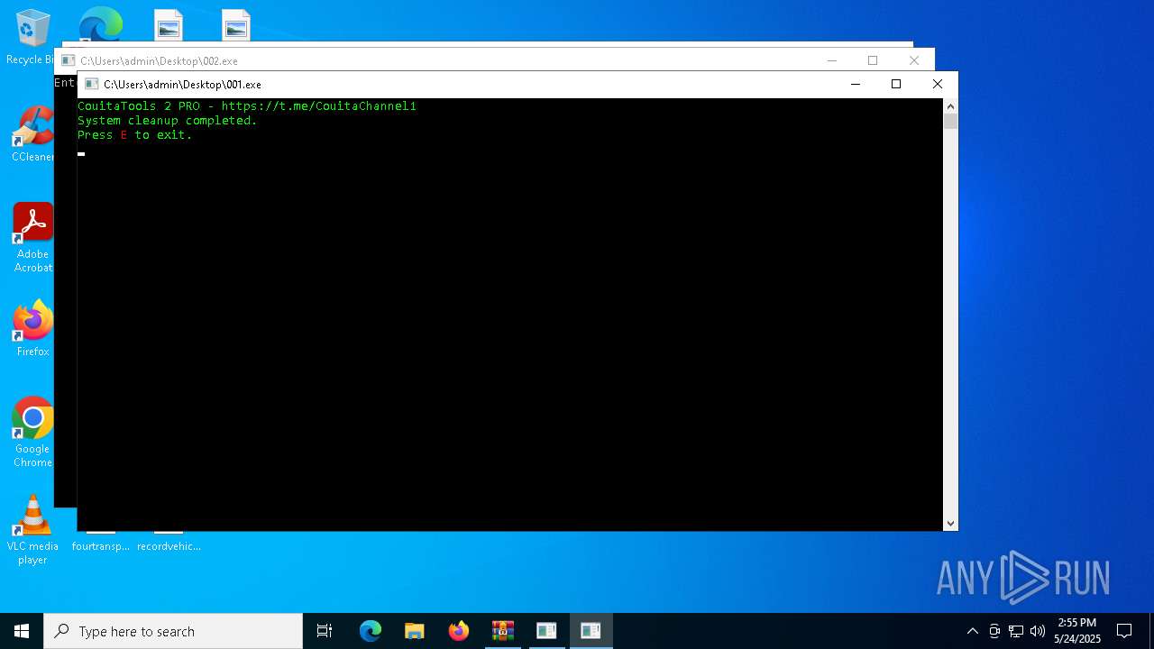 Malware analysis CouitaToolsPro2.04.7z Malicious activity | ANY