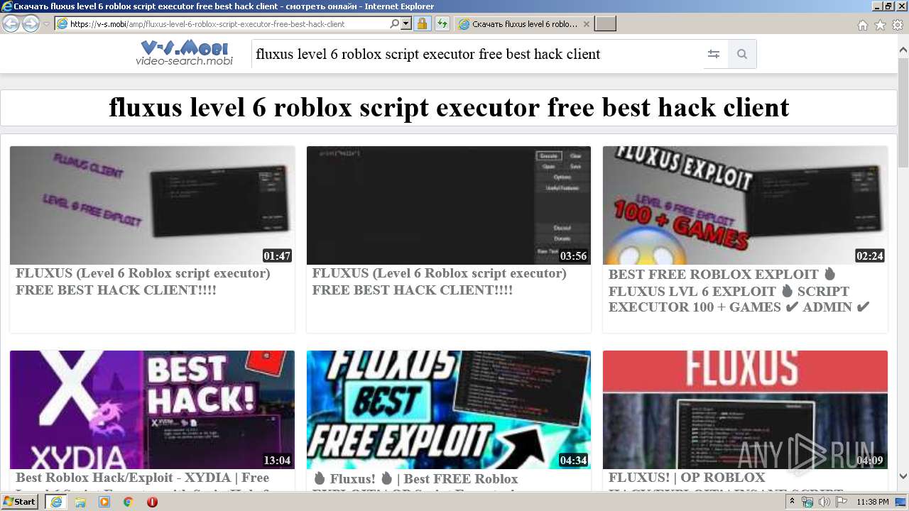 Https V S Mobi Amp Fluxus Level 6 Roblox Script Executor Free Best Hack Client Interactive Analysis Any Run - roblox top 5 free exploit
