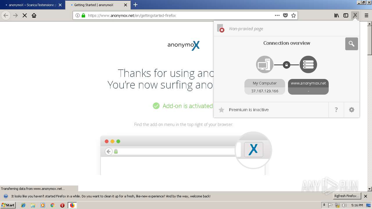 anonymox mozilla plugin