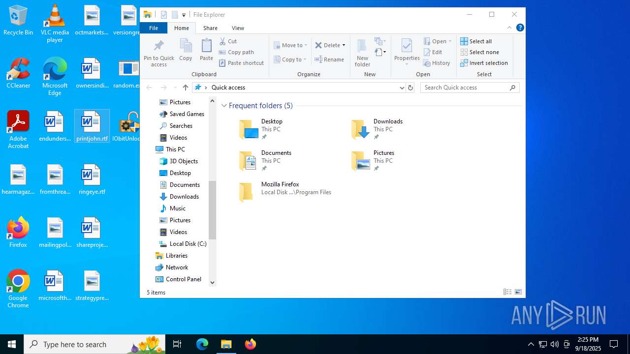 Malware analysis random.exe Malicious activity | ANY.RUN - Malware ...