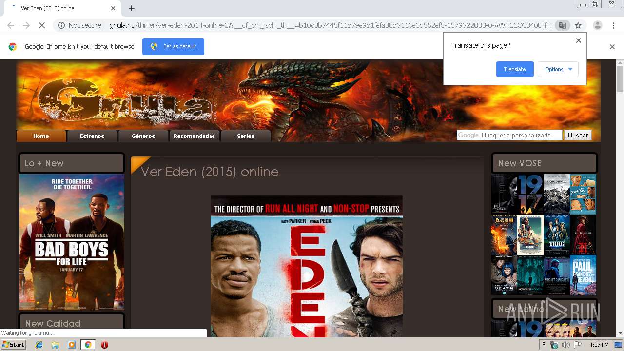 Malware analysis /thriller/ver-eden-2014-online-2/ Malicious  activity  - Malware Sandbox Online