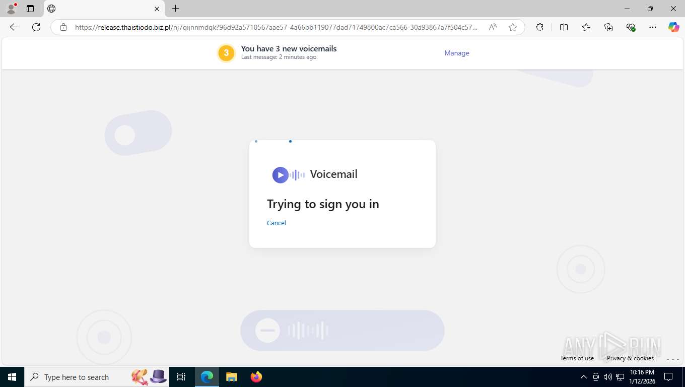 Malware analysis https://nam12.safelinks.protection.outlook.com/?url ...