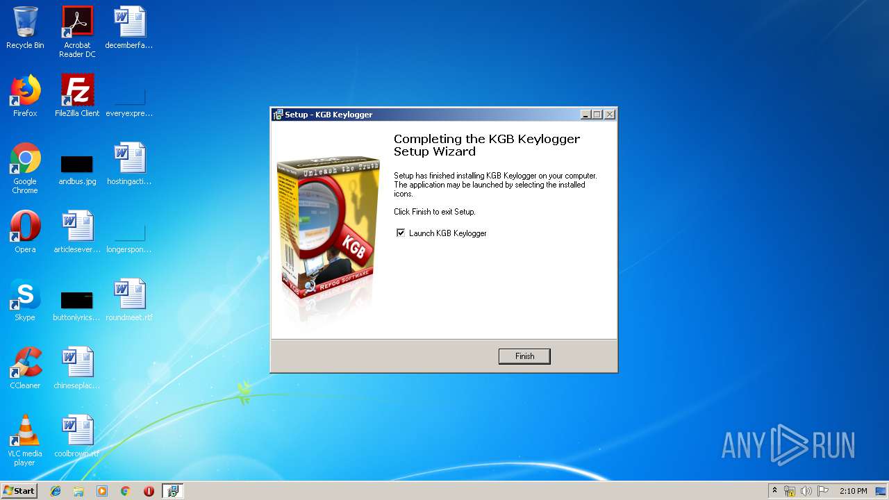 Malware Analysis Kgb_setup_421.Exe No Threats Detected | ANY.RUN.