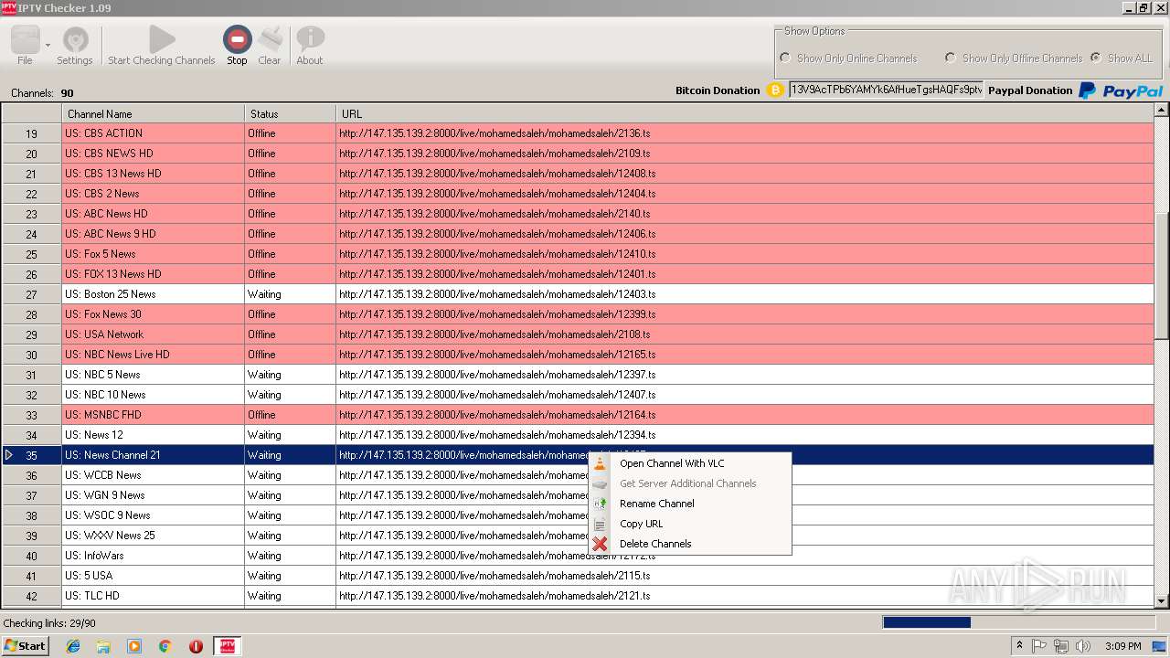 TÉLÉCHARGER IPTV CHECKER 1.09 IPTV 1.09 TÉLÉCHARGER CHECKER
