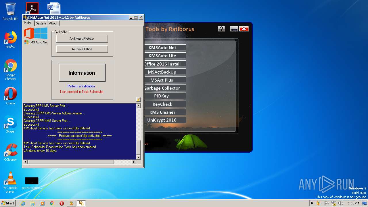 Malware analysis KMS_Tools_Portable_25.04.2016.zip Malicious activity |  ANY.RUN - Malware Sandbox Online