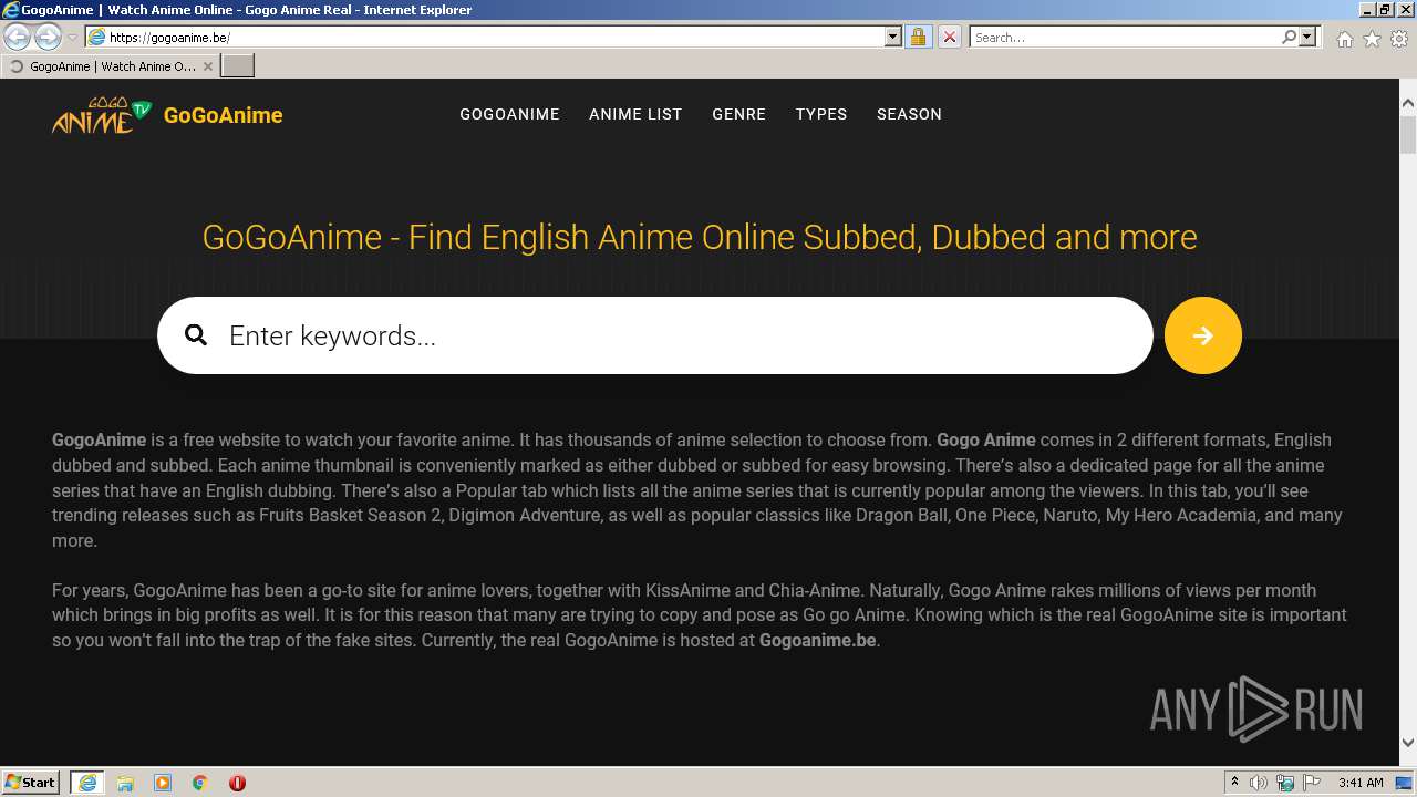 GoAnime.IN - Online Anime Database with Streaming