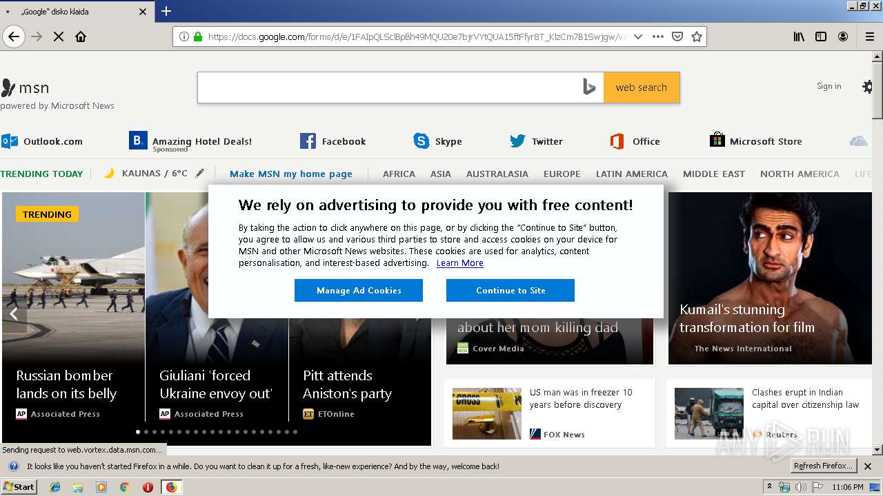 Malware analysis https://msn.com Malicious activity | ANY.RUN - Malware ...