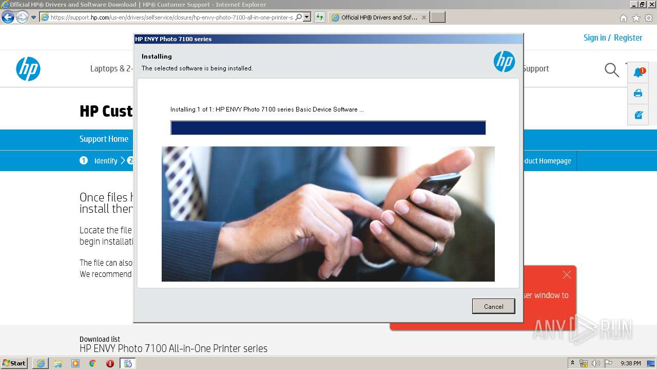 hp drivers download for explorer 9