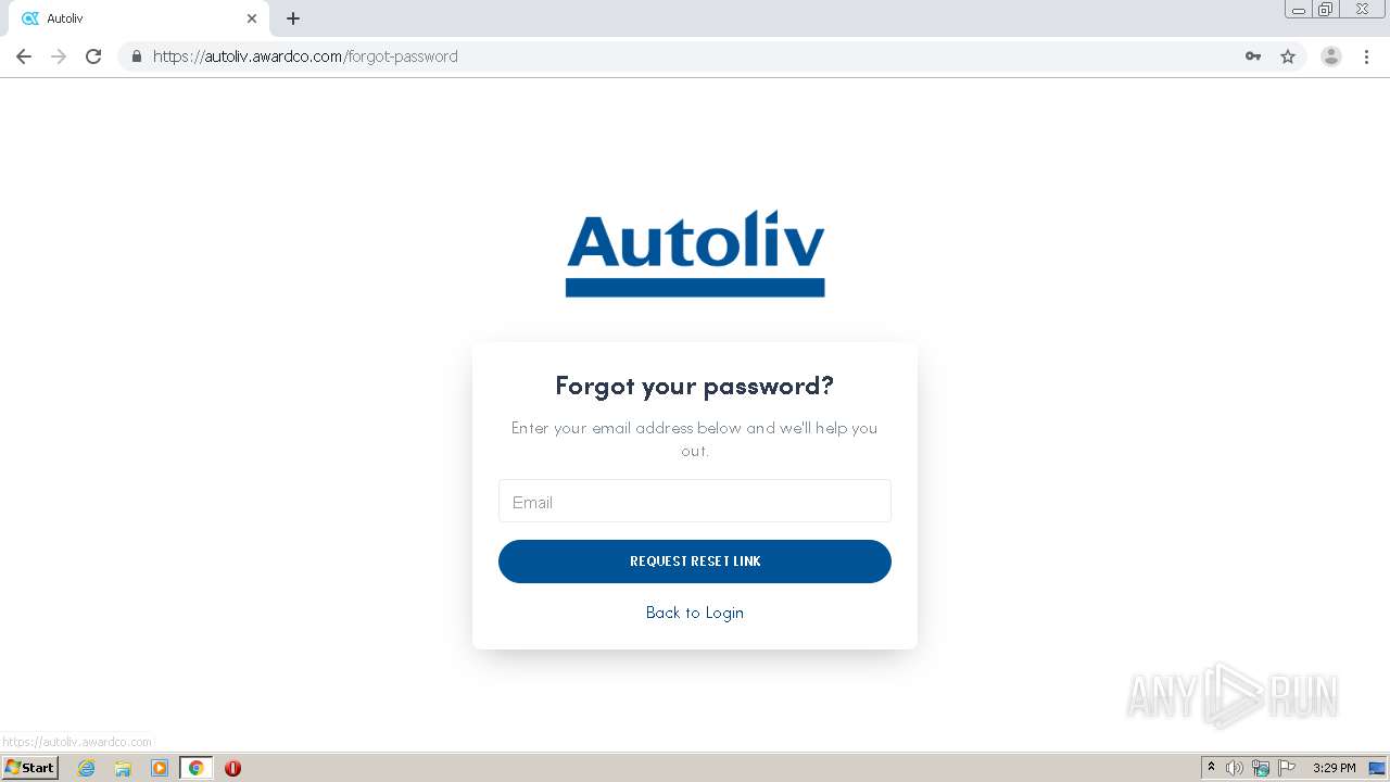 Malware analysis autoliv.awardco.comp Malicious activity | ANY.RUN  - Malware Sandbox Online